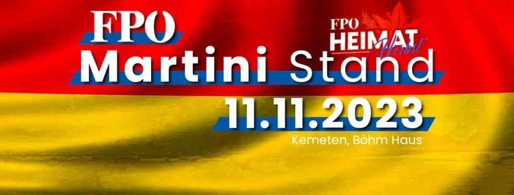 Martini Stand 11.11.2023 - FPÖ-Kemeten